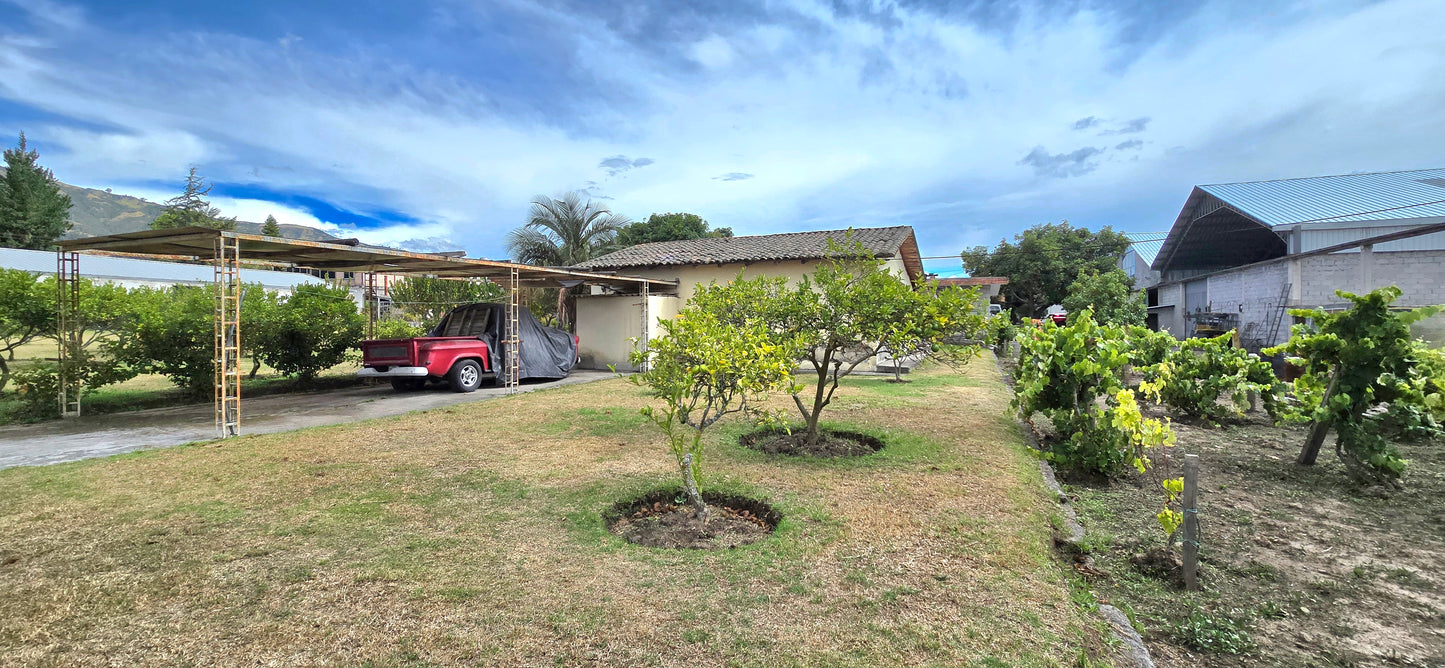 SE VENDE TERRENO CON GALPONES EN YARUQUI