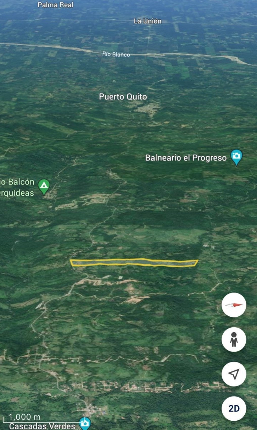 SE VENDE TERRENO SECTOR KM 127 PUERTO QUITO