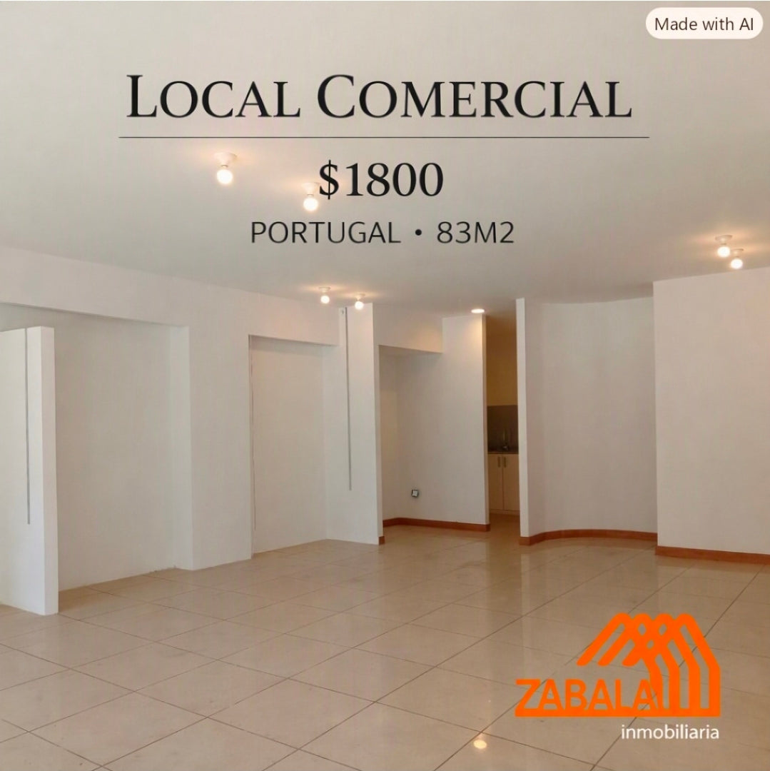 SE ARRIENDA LOCAL COMERCIAL SECTOR LA PORTUGAL