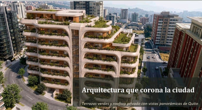 SE VENDE ESTUDIOS Y SUITES EN PROYECTO, SECTOR BOSMEDIANO Y GONZALEZ SUAREZ.