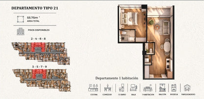 SE VENDE ESTUDIOS Y SUITES EN PROYECTO, SECTOR BOSMEDIANO Y GONZALEZ SUAREZ.