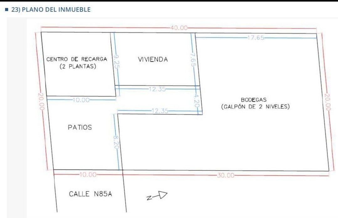 SE VENDE GALPON - BODEGA SECTOR MASTODONTES